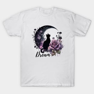 Dream Kitty and rose T-Shirt